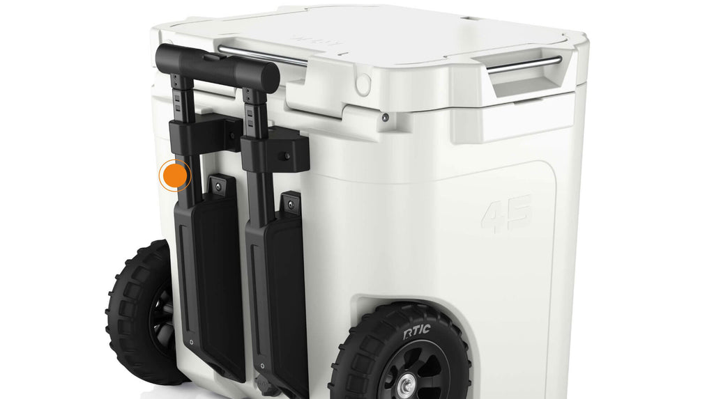 45 QT Ultra-Tough Wheeled Cooler